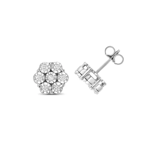 Diamond Illusion Plate Cluster 0.40ct